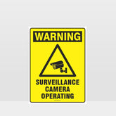Custom Signs Outdoor Metal,Warning Surveillance Cameras Operating Sign